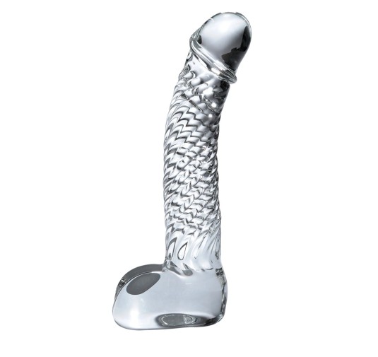 Icicles - Realistyczne Zakrzywione Szklane Dildo